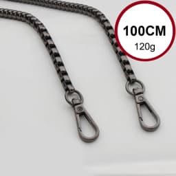 Simple Stainless Steel Bag Strap 100cm Metal Bag Chain DIY Bag Accessories For Shoulder Bag Crossbody Bag Women Bag Handbag Stra