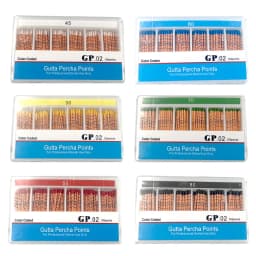 AG 3/5/6Box Dental Gutta Percha Points With Scale Endo Root Canal Obturating Tips Bars Taper 0.02 0.04 0.06 F1 F2 F3