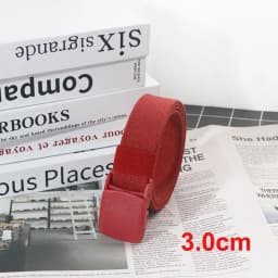 100cm 110cm 120cm 130cm 140cm Pluse Size Fabric Belts Non Metal Plastic Buckle Military Training Adjustable Belt