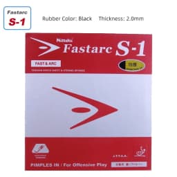 Nittaku-Fastarc Table Tennis Rubber, Non-Sticky Ping Pong Coating, Original, G1, C1, P1, S1, Selection of Ito Mima