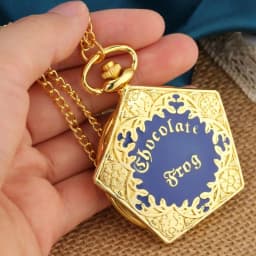 Top Luxury Gold Anything from Trolleys Wizard Magic World Quartz Pocket Watch Cosplay Necklace Pendant Chain Jewelry Male Clock