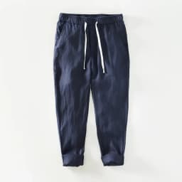 Spring Summer New Breathable 100% Linen Straight Pants Men Clothing Casual Simple Slim Trousers BL8236