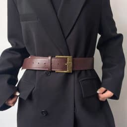 2026 Maillard Style Wide Belt Niche High End Vintage