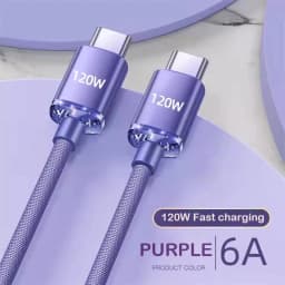 120W USB Type C Cable Type C to Type C Fast Charging Cord USB C Quick Charge Phone Cables For Samsung Xiaomi Huawei Realme
