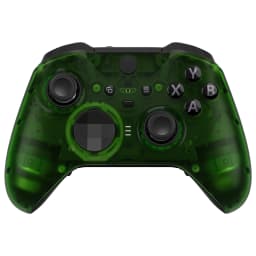 eXtremeRate Replacement Front Housing Shell Case for Xbox One Elite Series 2 Controller Model 1797 - Clear & Single Series