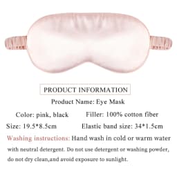 100% Natural Silk Sleeping Eye Mask Shade Soft Sleep Mask Eye Patch Breathable Eyeshade Sleeping Bandage on Eyes For Sleeping