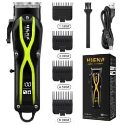 Hiena Electric Hair Clipper U Rechargeable Cordless Beard Trimmer Men Powerful Electric Hair Clipper Trimming ToolB