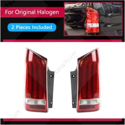 Pair Taillights For Benz Vito W447 2014 2015 2016 2017 2018 2019 2020- 2022 Taillight LED Tail Lights Rear Lamps LED Brake Lamp