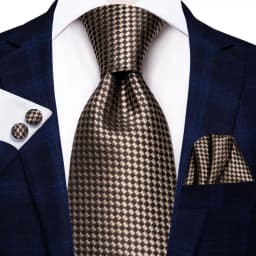 Hi-Tie Champagne Gold Striped Paisley Solid Men Silk Wedding Tie Fashion Design Necktie For Men Hanky Cufflink Business Party