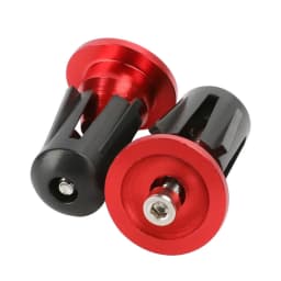 1 Pair Bicycle Handle Bar Cap End Plugs Aluminum Handlebar Stopper 6 Colors Handlebar Cap Plugs Bicycle Accessories