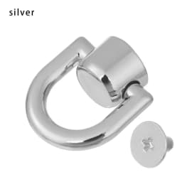 1Pcs Metal Bag Rivet Nail Buckle Studs Button Handbag Belt Hanger Leather Craft Luggage Bag Buckle Tong Snap Hardware Accessorie