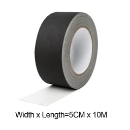 Premium Grade Heavy Duty Gaffer Tape Non-Reflective Multipurpose Water Resistant Floor Tape For Electrical Cord Black Gaff Tape