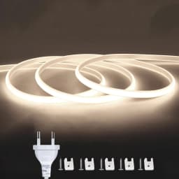 Super Bright 220V 110V COB LED Strip Light 288LEDs/m Flexible Kitchen Lamp RA90 Waterproof LED Tape With EU US Power Plug 1M-35M