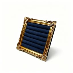 Retro Square Ring Display Stand Jewelry Showcase Tray Wooden Shop Window Decoration Photography Background Props