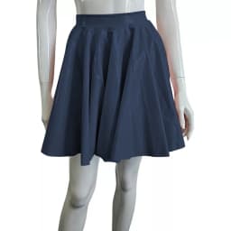 Plus Size Sweet Girl A-Line Goth Skirts Casual PVC Bottoms High Waist Faux Latex Slim Fit Mini Skirt Women Solid Sexy Club Skirt