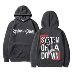 System of A Down Double Sided Print Hoodie Men Women Rock Vintage Fleece Sweatshirt Men's 90s Alternative Metal Merch Pullover