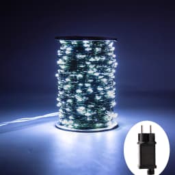 More LED Green Wire Garland String Fairy Lights Christmas Tree Decoration For Home Outdoor Waterproof Mini LED Party Wedding