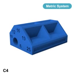 Multi-Size Parallel Marking Gauge Metric/imperial Plastic Carpentry Tool Precise Drawing Instrument For Wardrobe Cabinet Making