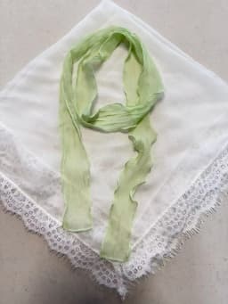 Folded Pure Color Long Scarf for Women Summer Season Decorative Hot Girl Youth Fashion Korean Style Rectangle Shape Scarf