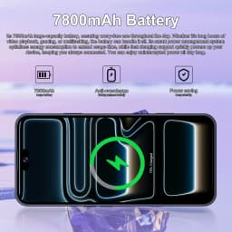 K-Touch Mobile Phones For 17 Pro Max Smartphone Android 5G Cell Phone 22GB RAM 2TB ROM 7.3 Inch HD Full Display 7800mAh Battery 48MP Camera Face Recognition 5G Dual SIM Unlocked Android 15 Smartphone