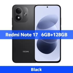 Global Version Xiaomi Redmi Note 17 4G Smartphone 128GB / 256GB ROM 7700mAh 45W 50MP Snapdragon® 6s 4G Gen 2 CPU 120Hz 6.99"
