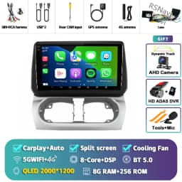 Android 16 Carplay Auto Screen Car Radio Multimedia Player For Opel Combo Corsa Tigra 2001-2011 Autoradio Stereo 2Din Head Unit
