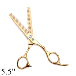 Hair Scissors Professional 5.5" 6" JP 440C Barber Scissors Double Side Teeth 10%-15% Thinning Rate Hair Thinning Scissors Z2001