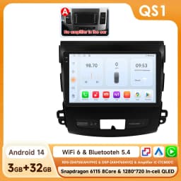 9" Hizpo 2Din Android Auto Car Radio for Citroen C-Crosser Peugeot 4007 Mitsubishi Outlander 2 2005 - 2011 Snapdragon 360° CAM