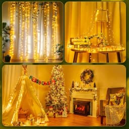 50M 100M LED Cluster String Lights Christmas Firecracker Fairy Lights Garland For New Year Wedding Party Christmas Tree Decor
