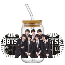 Popular Korean oppa groups easy peel waterproof Party DIY Decals 3D transfers uvdtf tumbler stickers 16oz uv dtf cup wraps