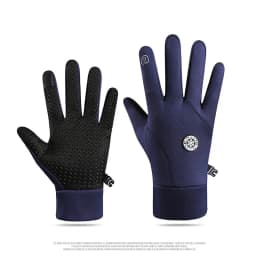 Winter Warm Gloves for Men Autumn Cycling Gloves Motorcycle Outdoor Sports Touch Screen Fleece Water-Repellent Non-slip Gloves