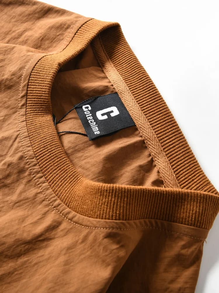 Outdoor Waterproof Windproof round Neck Printed Loose Long Sleeve Hoodie Jacket for Men Spring Autumn Fashionable Casual Wear