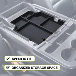 Sixthsmoy Center Console Organizer for 2014-2018 Chevy Silverado 1500 and GMC Sierra 1500 Armrest Storage Box Tray Accessories