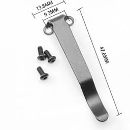 Multi Design Back Clip for DIY Folding Pocket Knife Accessories DIY Back Clip Custom Folding Knife Tool Back Clip Holder-1piece