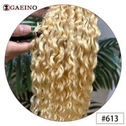 Tape In Human Hair Extensions Water Wave Invisible Seamless Curly Tape In Hair Extensions Tape in Curly Human Hair 12-26Inch