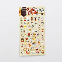 Lovely 1 Sheet PVC Stickers for Diary Scrapbook Notebooks Decoration Stationery Sticker Cartoon Packing Label School Supply