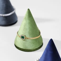 Yinbeini Velvet Conical Bangle Stand Jewelry Display Storage Holder for Bracelet Wristwatch TB032