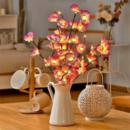 1PC Phalaenopsis Tree Light Decoration String Lights Battery Operated Fairy Light For Home Bedroom Room Party Wedding Decoration