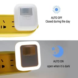Led Smart Night Light Motion Sound Sensor Night Light Brightness Adjustment Night Light Bedroom Lamp Staircase Decorative Lamps