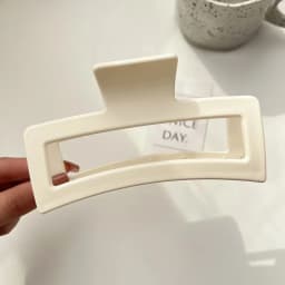 13cm Simplicity Large Rectangular Hair Clip for Women Elegant Temperament Shark Clip Fashion Girl Ponytail Clip Hair Clamp