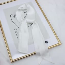 Casual Long Hair Scarf Headband Solid Color Neck Scarf Favor Silk Elegant Ribbon Party Scrunchies