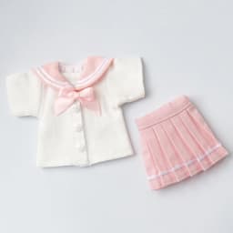 Blyth Clothes Cute Fashion Navy Uniform School Uniform Shirt Pleated Skirt for Ymy Licca Azones Ob22 24 27 Ker Doll Accessories