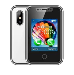 Mini Smart Wearable Mobile Phone 1.77" Touch Screen Support Dual SIM Bluetooth Call Music SMS Voice Changer Camera Vibration
