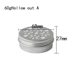 10Pcs Empty 5g-60g Round Aluminum Tin Jars W/ Screw Lid for Aromatherapy Creams Balm Nail Candle Cosmetic Container Tea Cans
