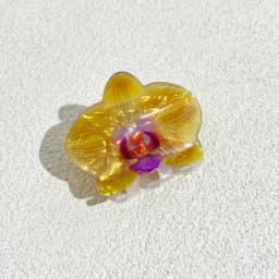 Colorful Printed Flower Acrylic Geometric Crab Clamp For Women Girls Creative Fixed Ponytail Hair Clip Claw Charm Accessories