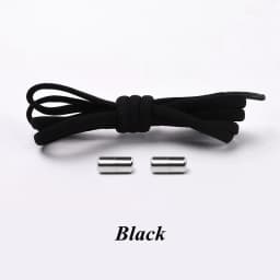 New 1Pair Elastic Locking Shoelaces Semicircle Shoelace Sneakers Shoe Laces Quick No Tie Shoelace Kids Adult Shoes Lace 21colors
