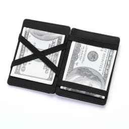 2026 Men Ultra Thin PU Leather Mini Small Magic Wallet with Zipper Coin Pocket Purse Women Pouch ID Credit Bank Card Case Holder