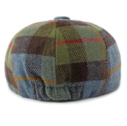 HT4438 Berets Men Women Autumn Winter Octagonal Flat Cap Retro Artist Painter Beret Hat for Men Male Female Plaid Wool Beret Cap