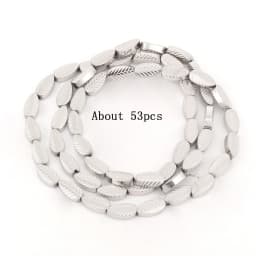 Natural Silver Color Hematite Stone Cylinder Irregular Loose Round Beads For DIY Jewelry Making Bracelet Earring Accessories