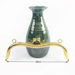 1/2/3Pcs 19cm Embossed Metal Handle Bags Purse Frame Kiss Clasp Handbag Wallet Clourse Clip DIY Sewing Brackets Bag Accessories